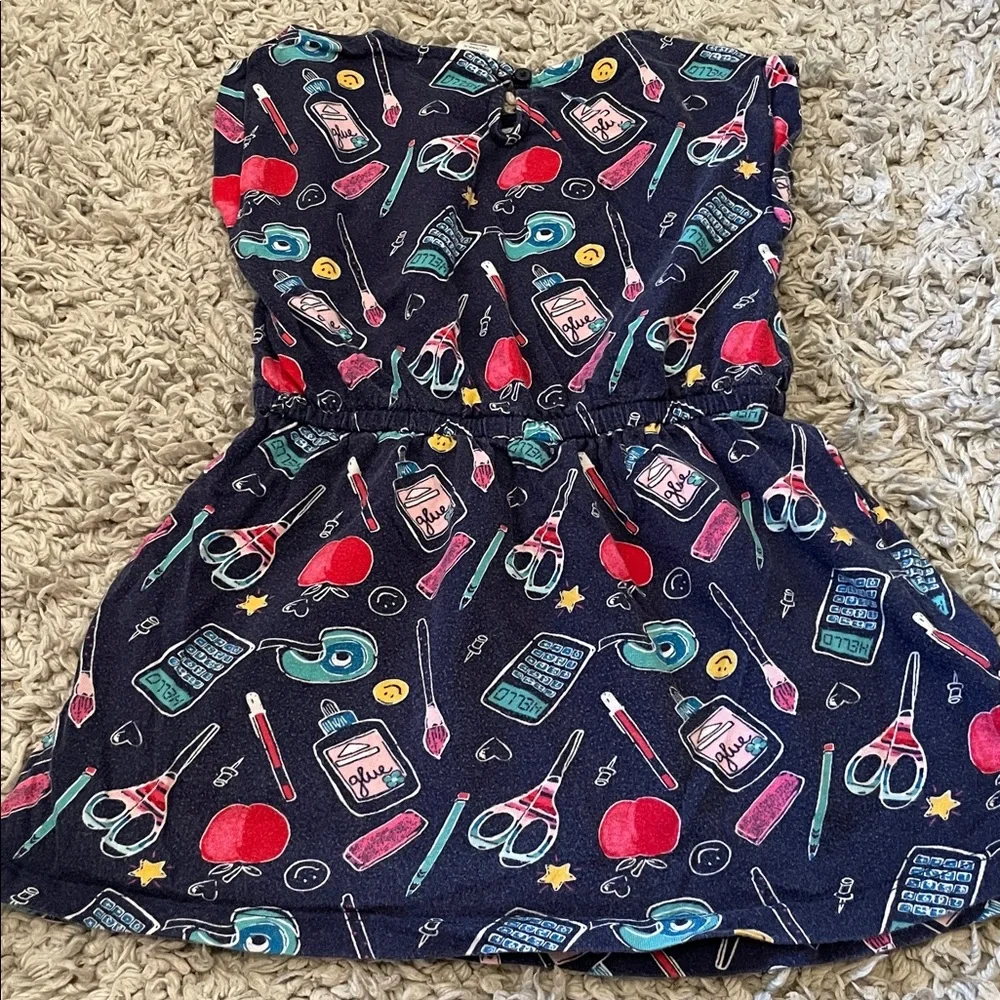 2017 Gymboree Outlet School Supplies Dress, Size 5
